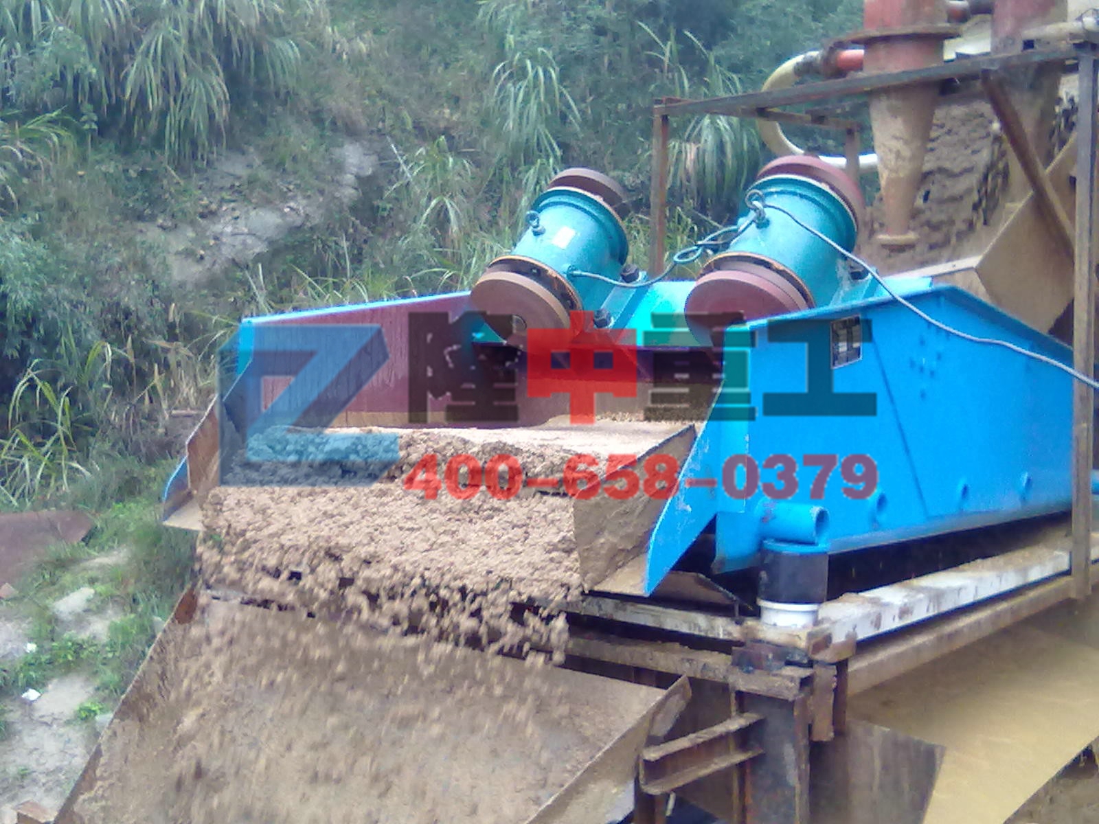 脫水篩工作現(xiàn)場圖 脫水篩工作現(xiàn)場圖