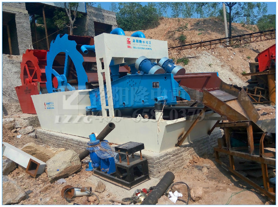 洗砂回收一體機現場